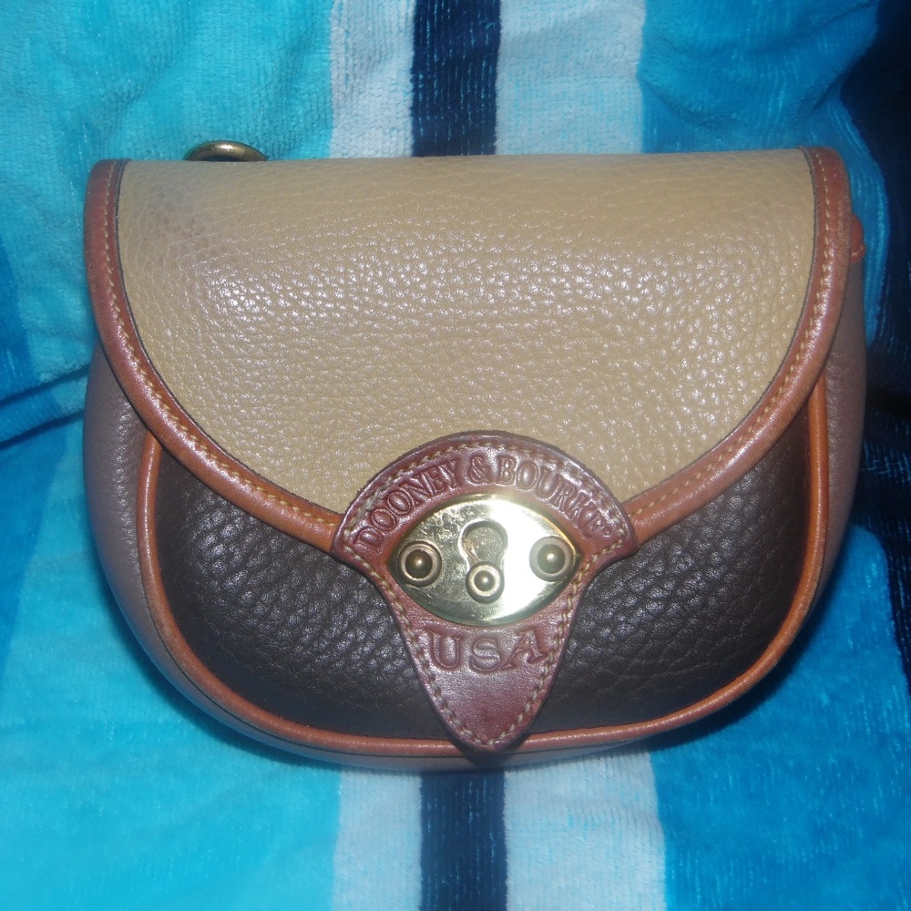 Rare Tri Color Vintage Dooney and Bourke Cavalry